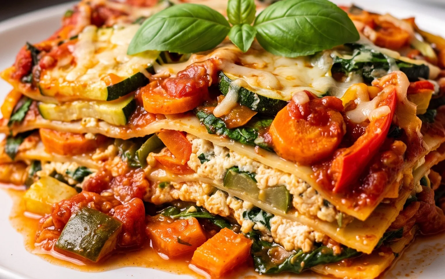 Vegan Rainbow Lasagne