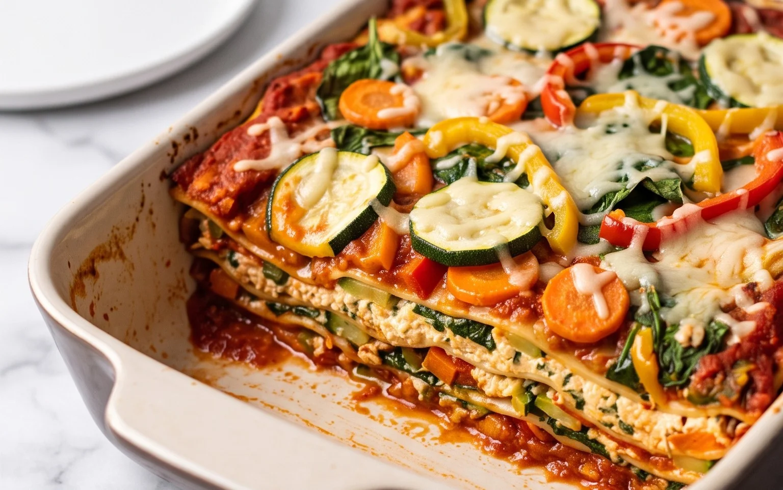 Lasagne Arc-en-ciel Vegan : Créative & Colorée