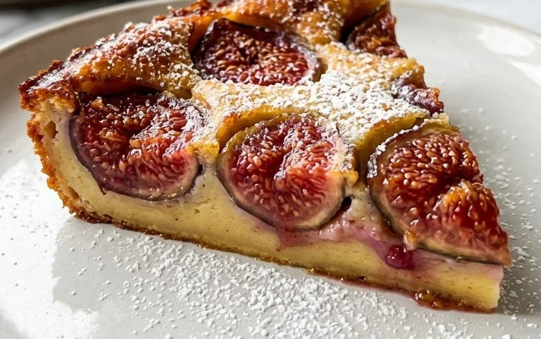 Clafoutis de figues fraîches
