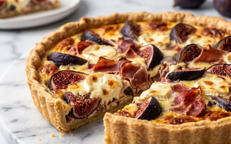 Quiche Chèvre Serrano Figue : Douceur & Saveurs Riches