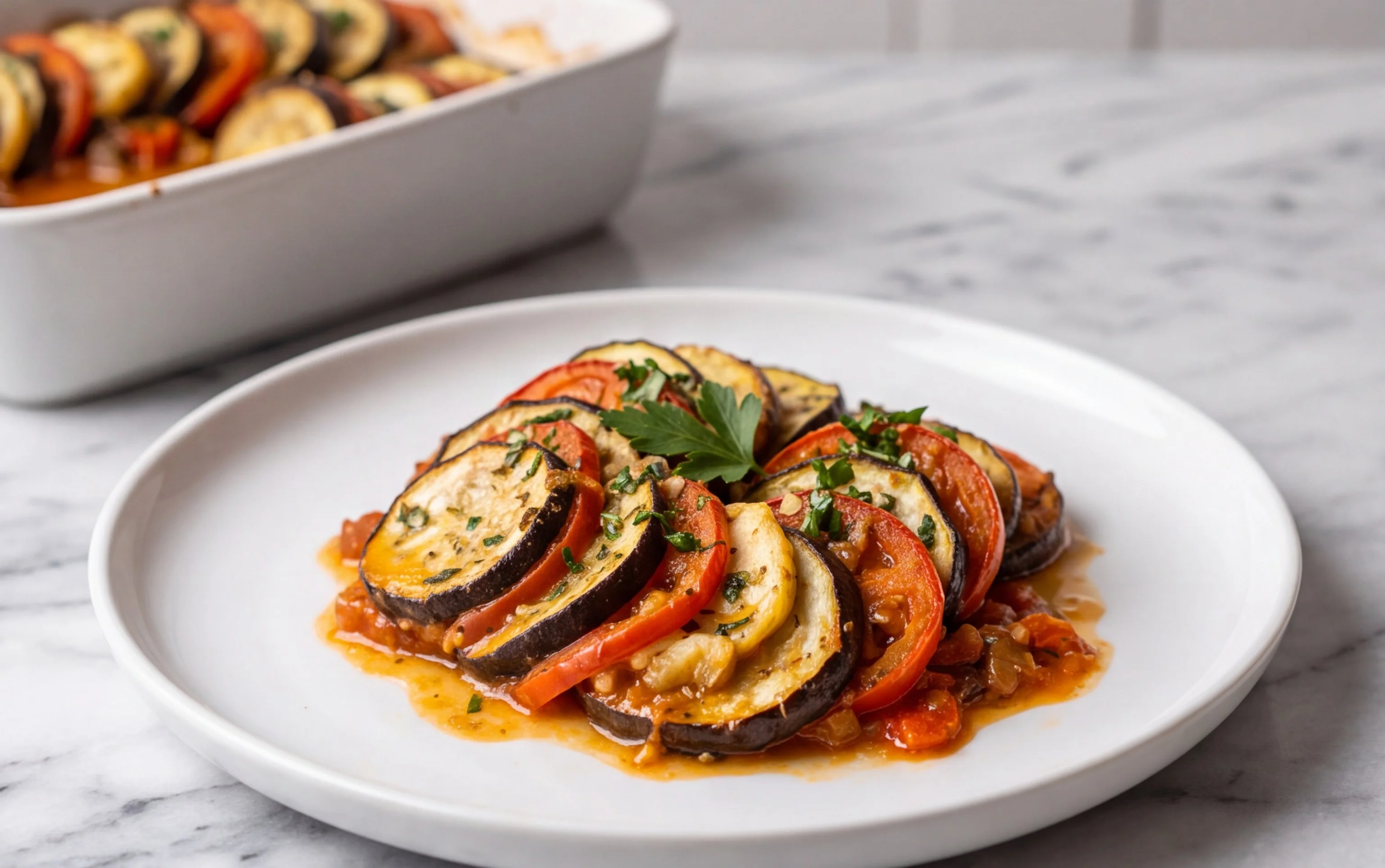 Recette Ratatouille au Four : Saveurs Soleil Méditerranéen